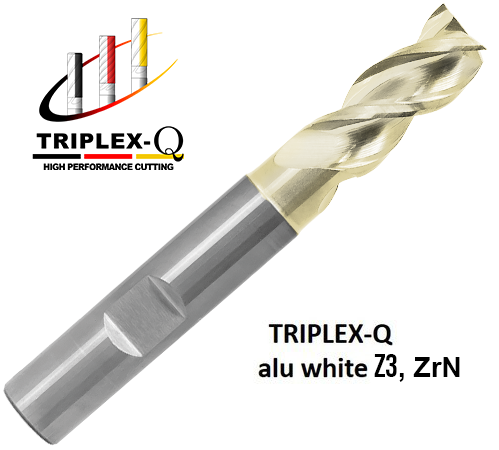 TRIPLEX-Q alu white HPC-Z3 Ø 3,00 mm - 25,00 mm