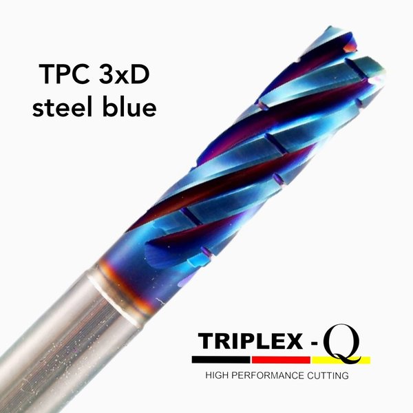 TRIPLEX-Q steel blue *TPC 3XD Ø 6,00 mm - 16,00 mm